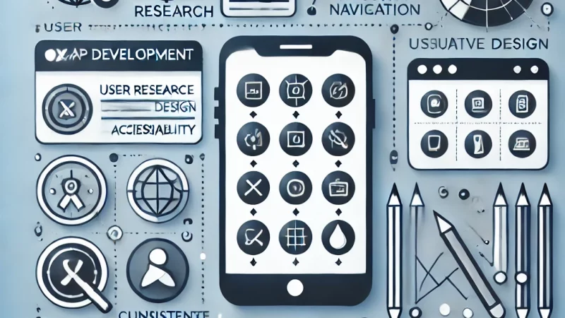 Key Principles of Mobile App Development: Focusing on User Experience (UX) and User Interface (UI) Design Best Practices